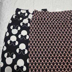 2 Disney lularoe Cassie skirts - L